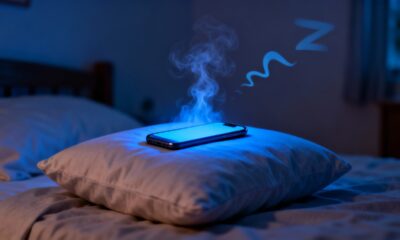 O que acontece quando você dorme com o celular na cama