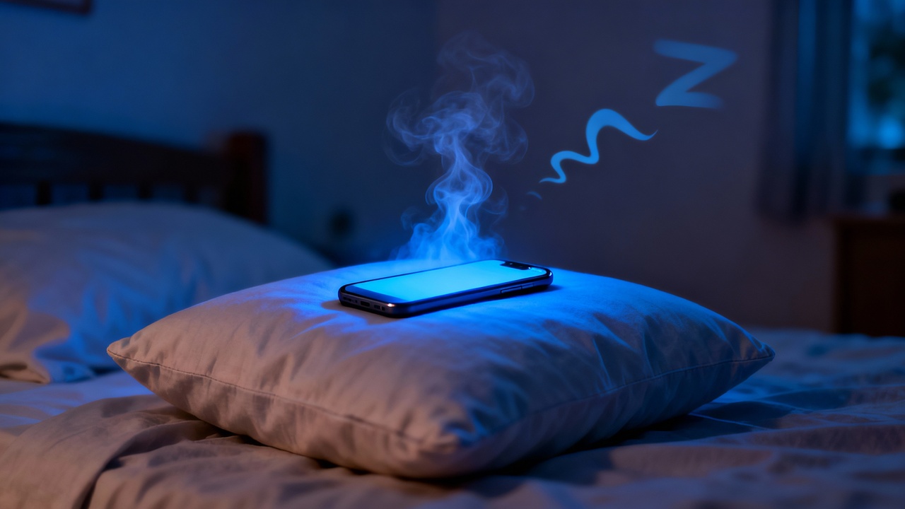 O que acontece quando você dorme com o celular na cama