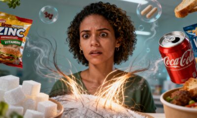 Três alimentos do dia a dia que podem piorar a queda de cabelo sem você notar