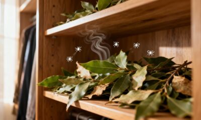 O poder das folhas de louro para afastar baratas e traças