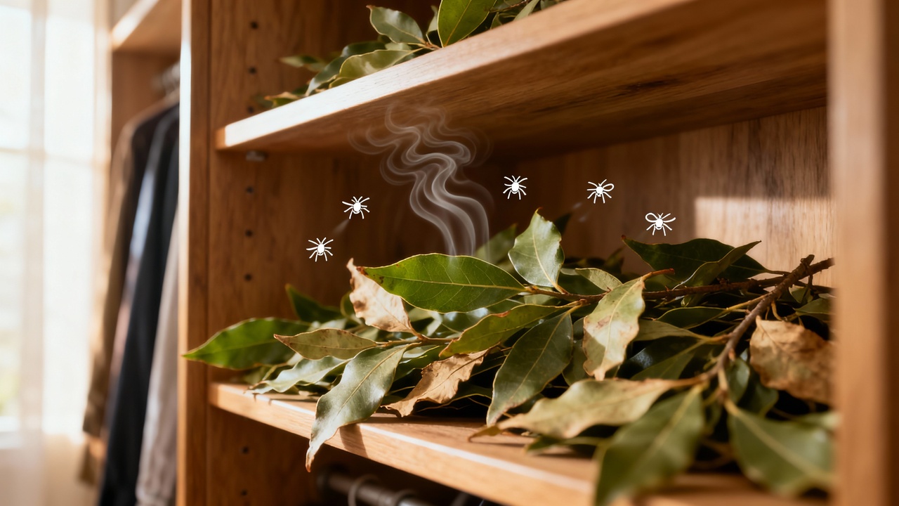 O poder das folhas de louro para afastar baratas e traças