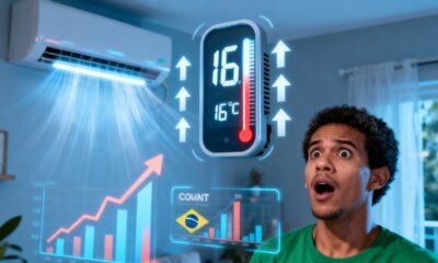 Esse comportamento ao usar ar-condicionado faz a conta de luz subir muito