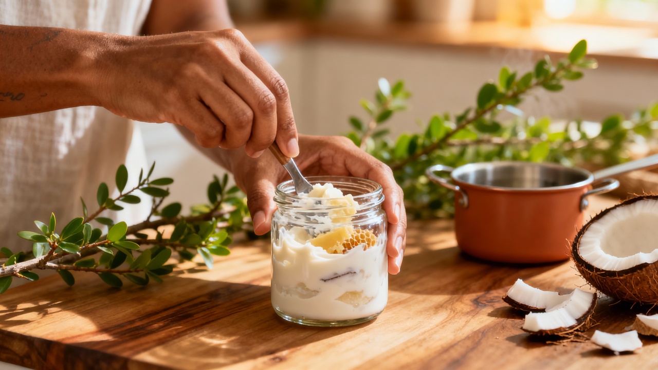 Creme hidratante natural de 3 ingredientes transforma cuidados com a pele