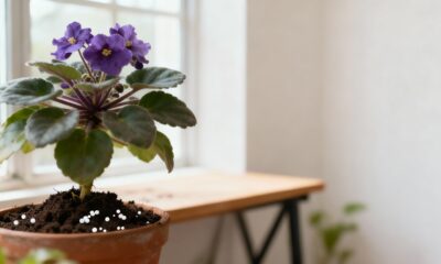 Descobri que minhas violetas-africanas estavam sofrendo por um detalhe invisível