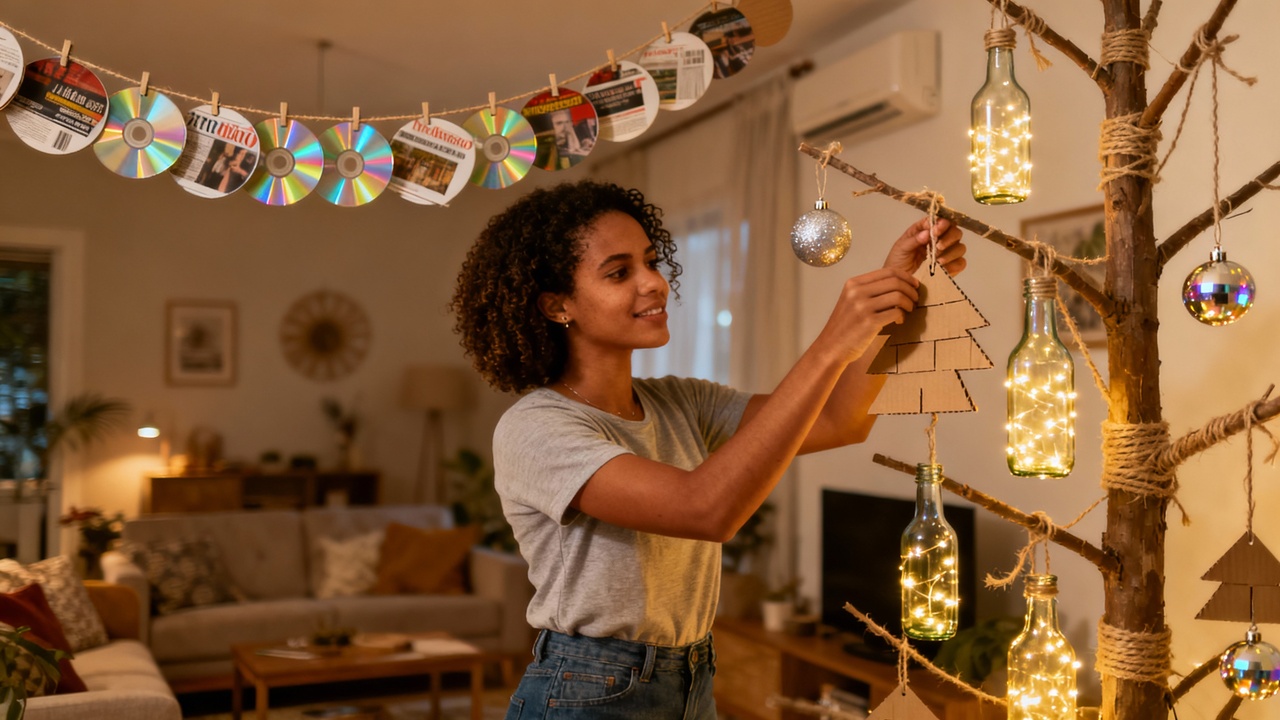 Ideias simples que deixam a decoração de Natal mais criativa sem gastar muito