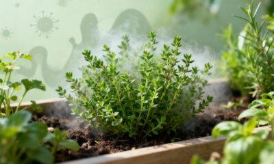 Como o tomilho pode proteger seu jardim contra insetos e fungos