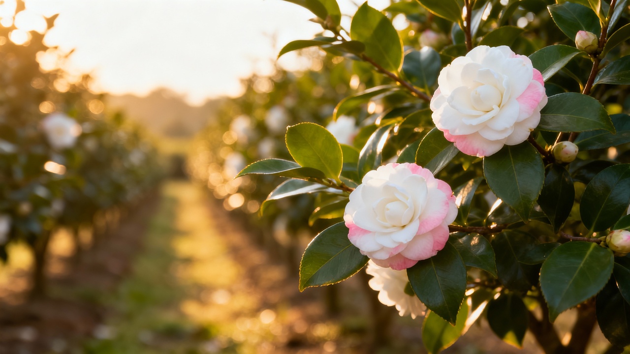 A camélia é lembrada como símbolo de esperança e renascimento em muitos lares