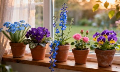 5 flores pequenas perfeitas para vasos de mesa e janelas que deixam o ambiente mais leve