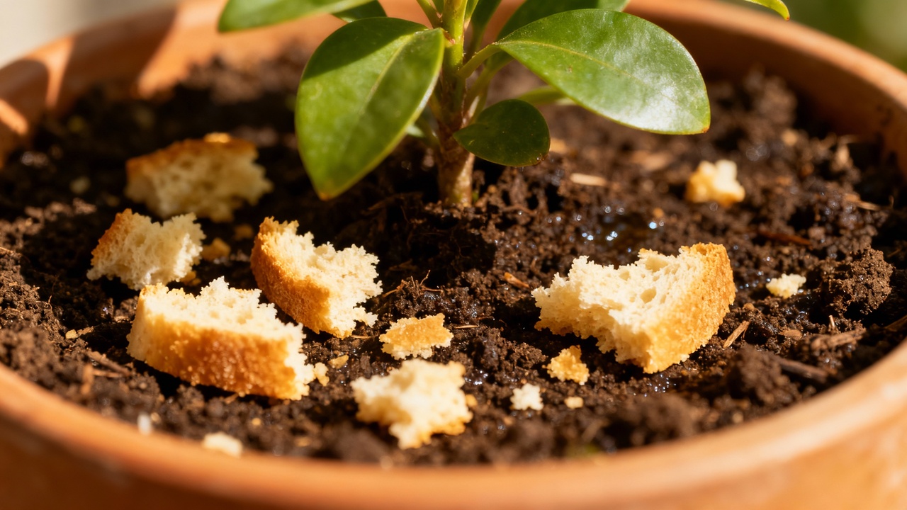 Como usar restos de pão para nutrir plantas naturalmente