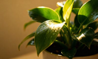 O brilho das folhas muda muito de planta pra planta e desperta curiosidade de quem observa