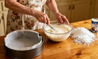 Aprendi com a minha vó a melhor receita de torta de coco