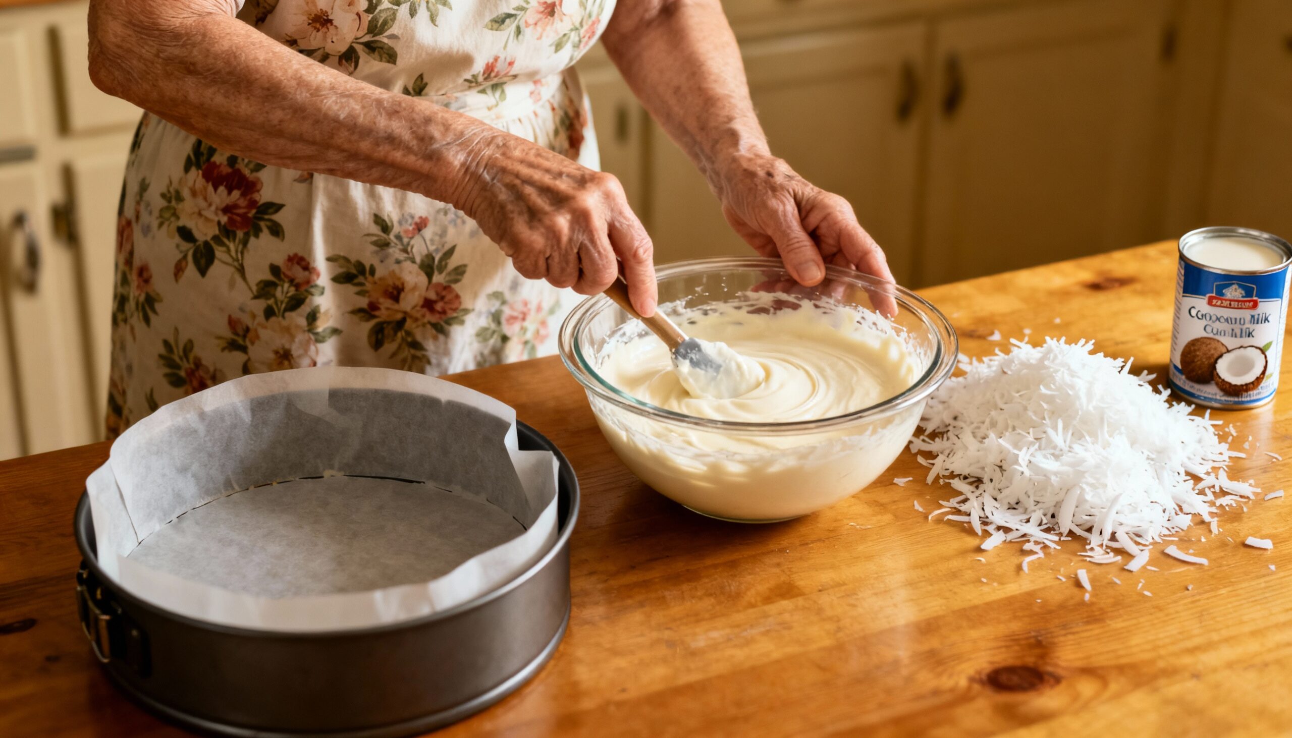 Aprendi com a minha vó a melhor receita de torta de coco
