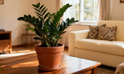 A Zamioculca que representa prosperidade contínua e ainda deixa o ambiente mais elegante