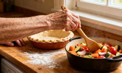 Essa receita aprendi com a minha vó e é a melhor torta de legumes