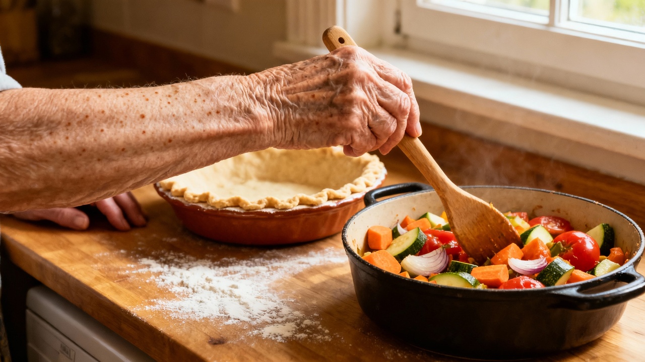Essa receita aprendi com a minha vó e é a melhor torta de legumes