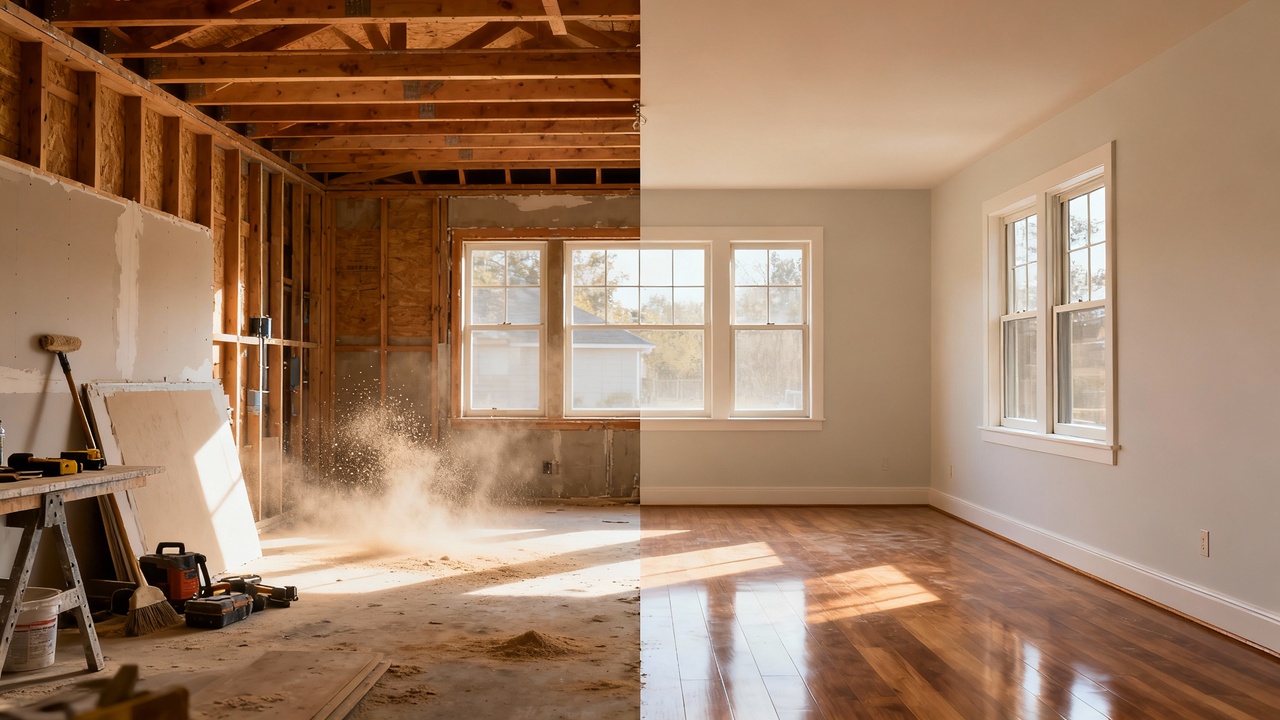 A limpeza pós-obra devolve o conforto da casa e elimina a poeira que insiste em ficar