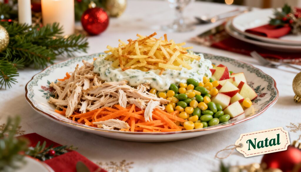 Receita simples de salpicão é o prato perfeito para o Natal em família