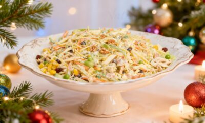 Receita simples de salpicão é o prato perfeito para o Natal em família