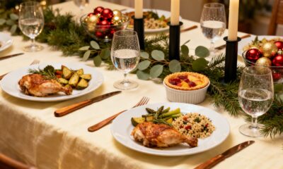 Como montar uma ceia de Natal simples e bonita, mesmo se você tiver pouco tempo e poucos convidados