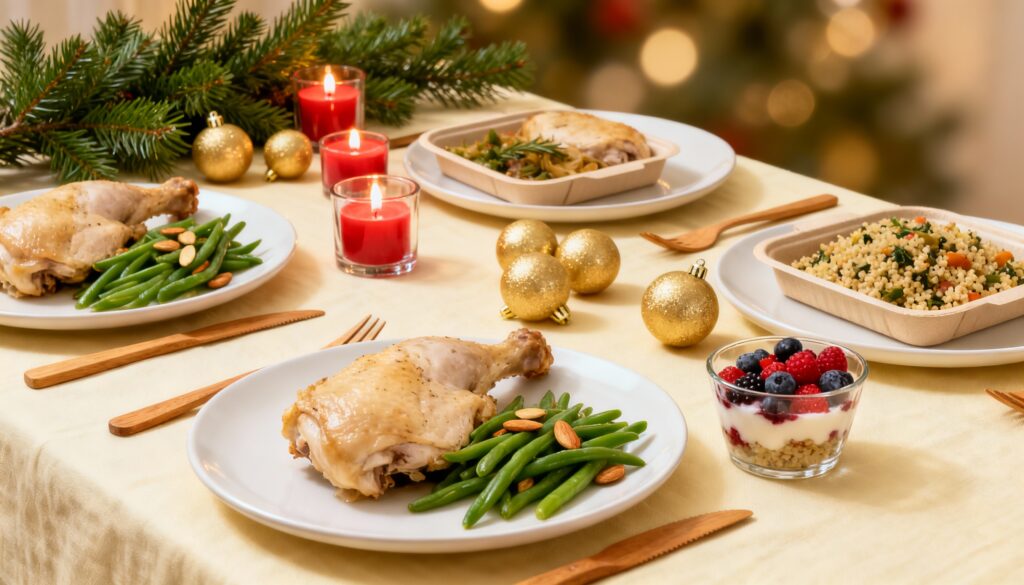 Como montar uma ceia de Natal simples e bonita, mesmo se você tiver pouco tempo e poucos convidados