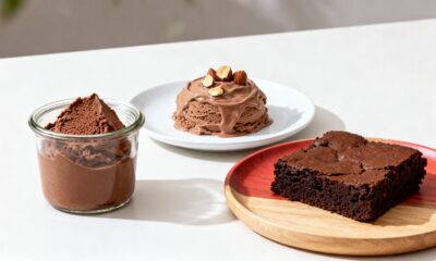 Três receitas saudáveis de sobremesas com chocolate para comer sem sentir culpa