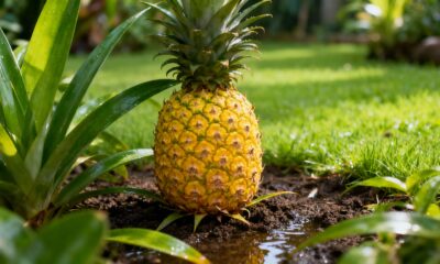 Como plantar abacaxi em casa e colher frutos docinhos direto do quintal