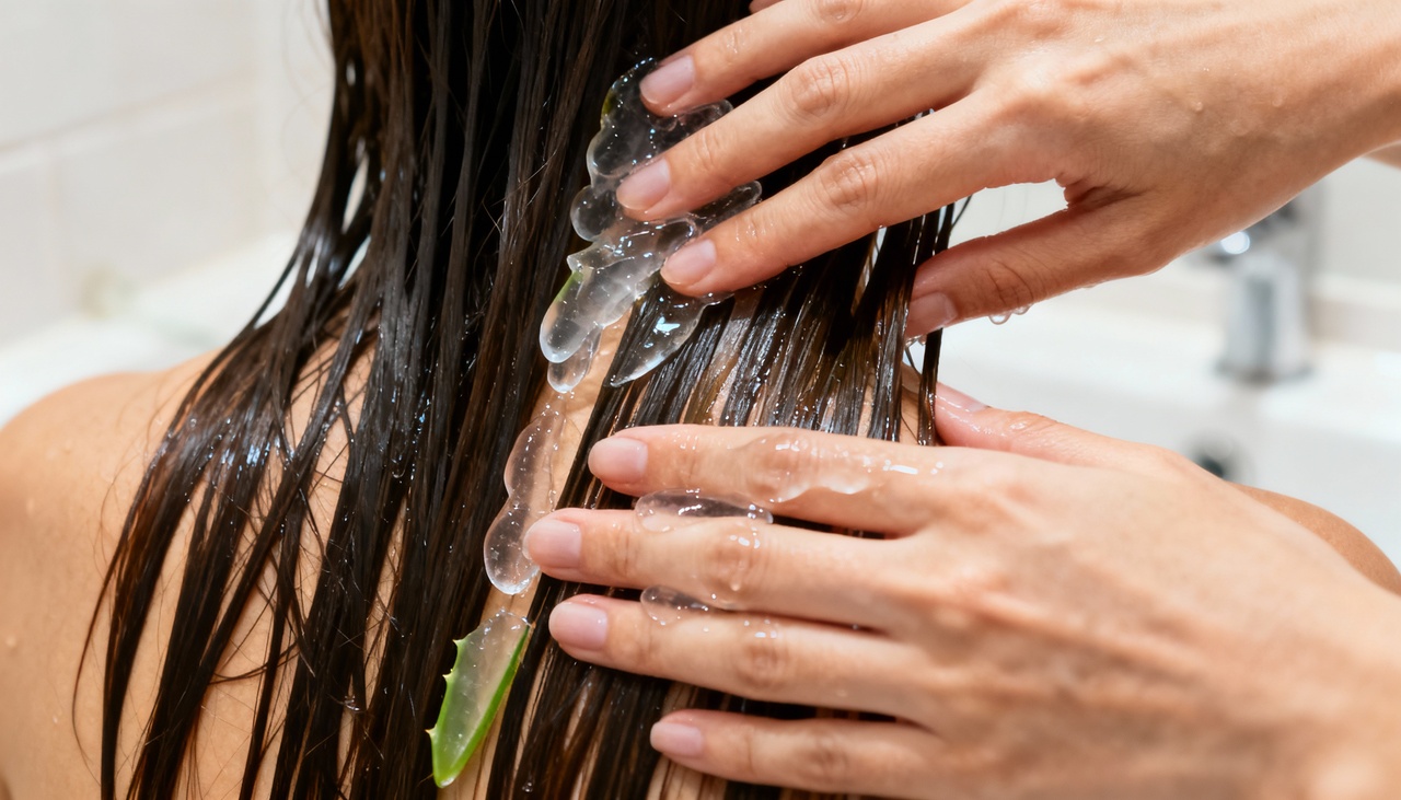 A babosa hidrata e fortalece os fios e vira aliada poderosa para tratar cabelos secos