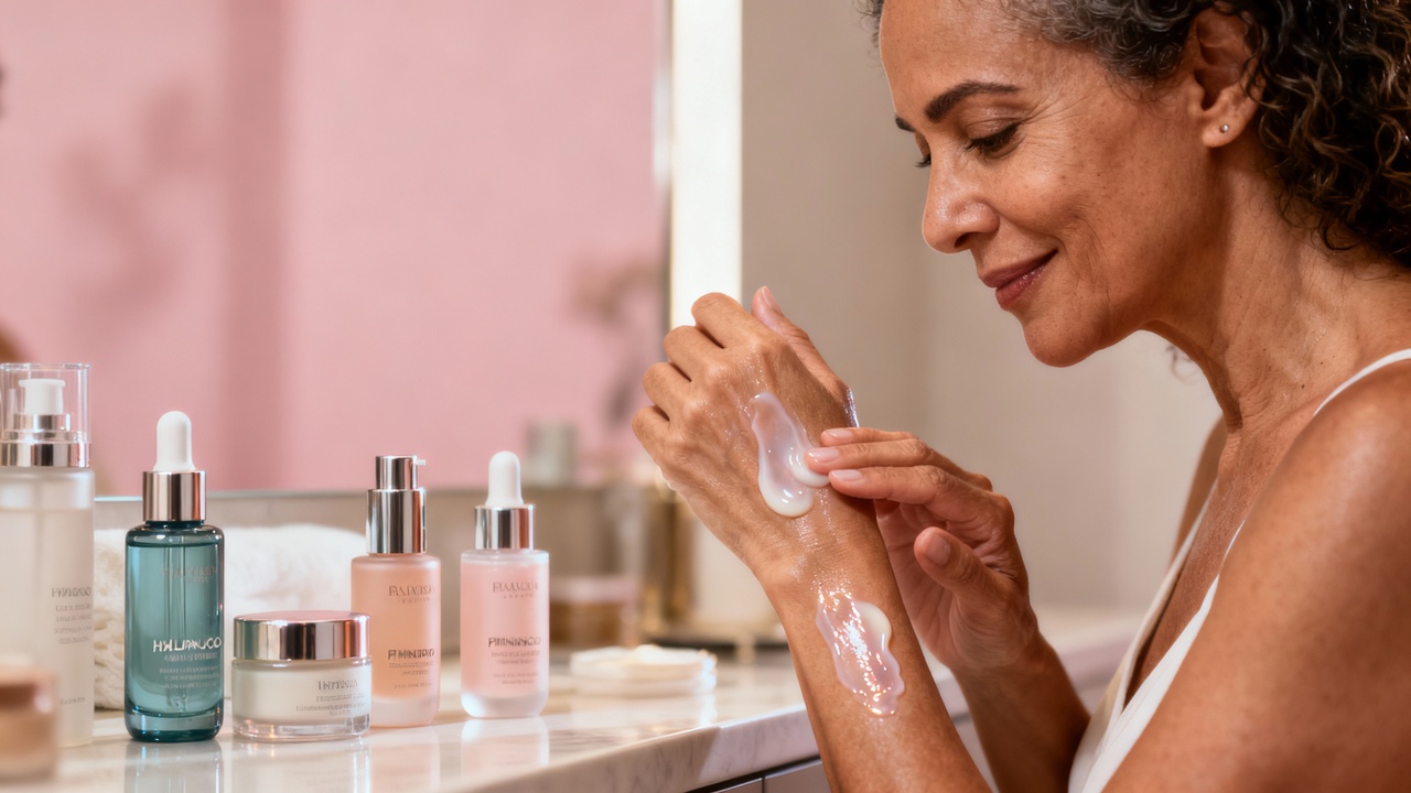 A maquiagem glow realça a pele madura quando equilibra hidratação e controle de oleosidade