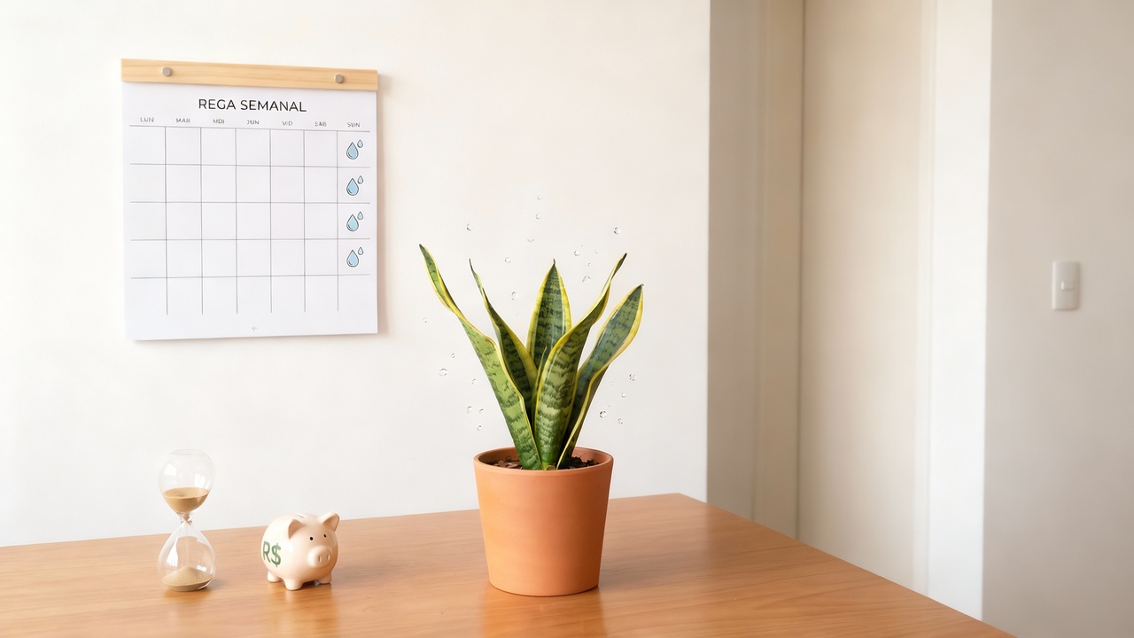 Lança-de-São-Jorge custa pouco para cultivar e exige quase nenhum cuidado no dia a dia