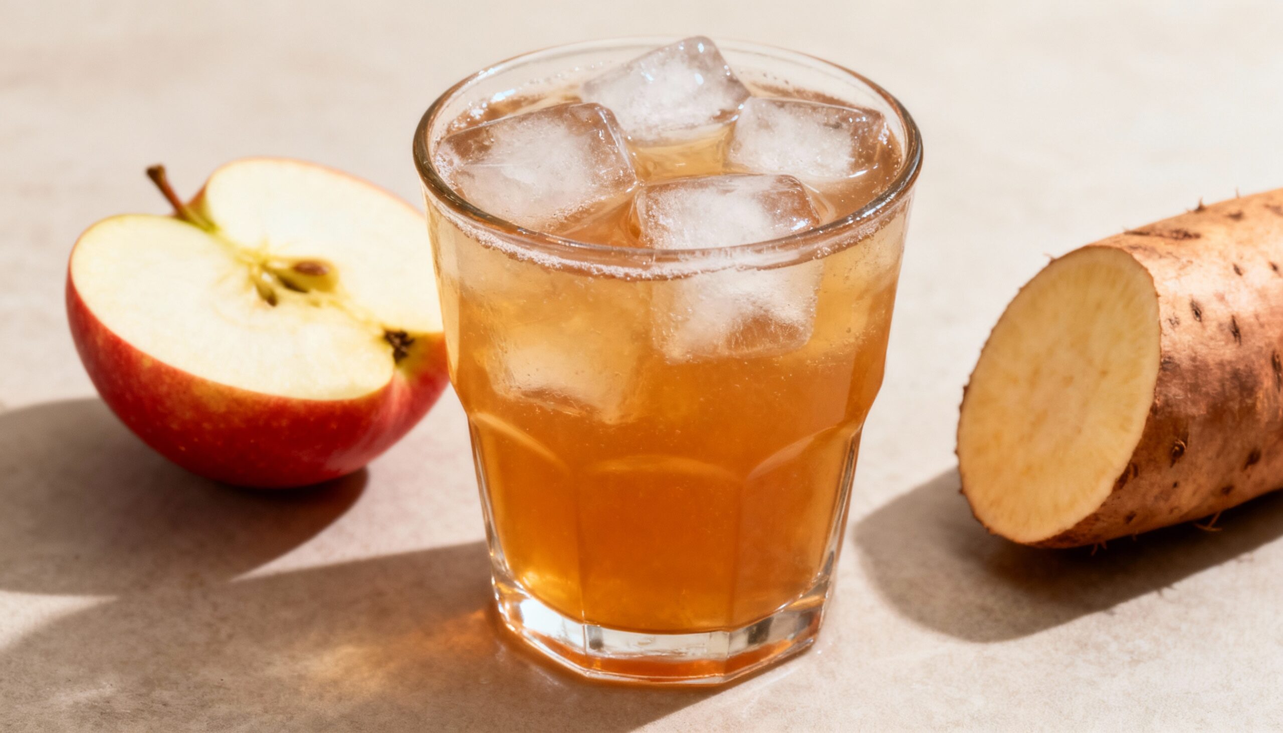 Como fazer suco de inhame com maçã para melhorar sua saúde