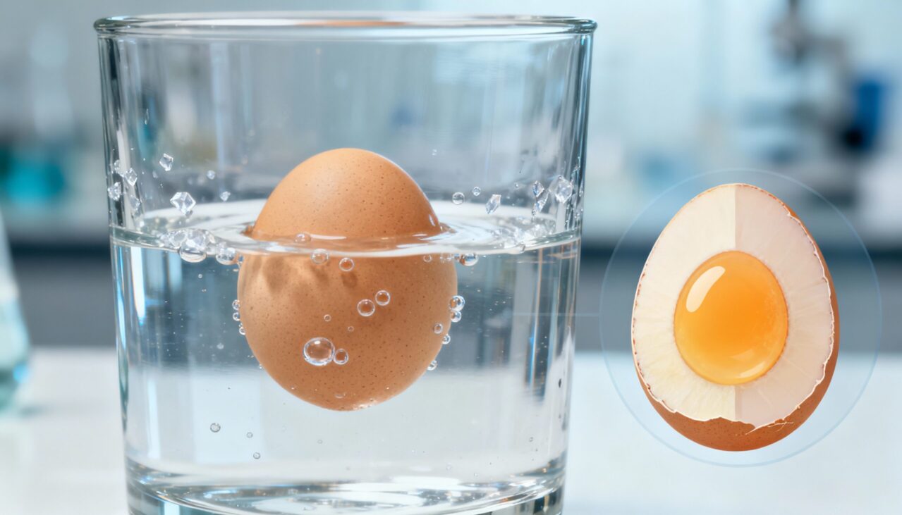Quando o ovo boia, algo mudou por dentro, e o motivo é bem interessante
