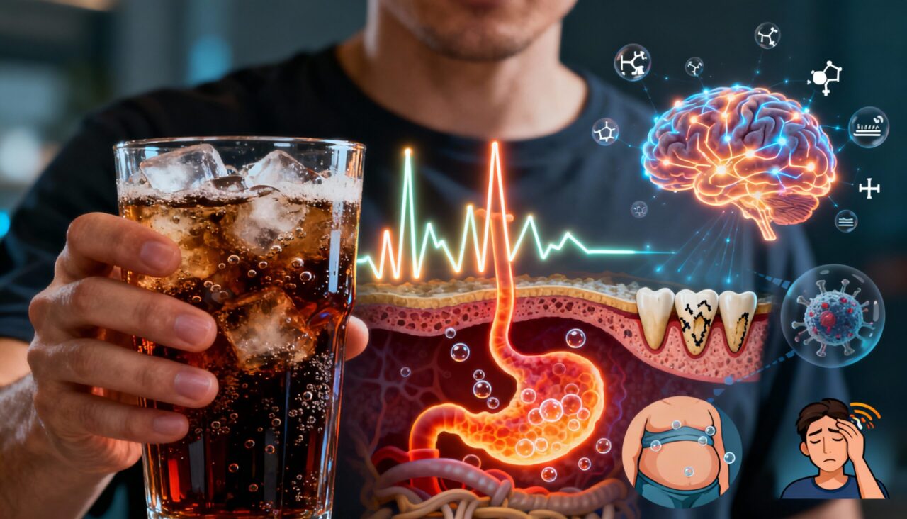 O que acontece quando você bebe refrigerante todos os dias e não percebe os efeitos