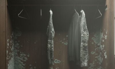 A misturinha caseira que elimina o cheiro de mofo do guarda-roupa em minutos