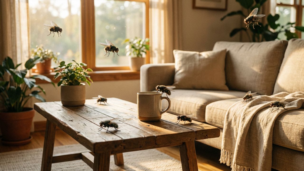 As moscas domésticas se multiplicam rápido e mostram como pequenos focos viram infestações