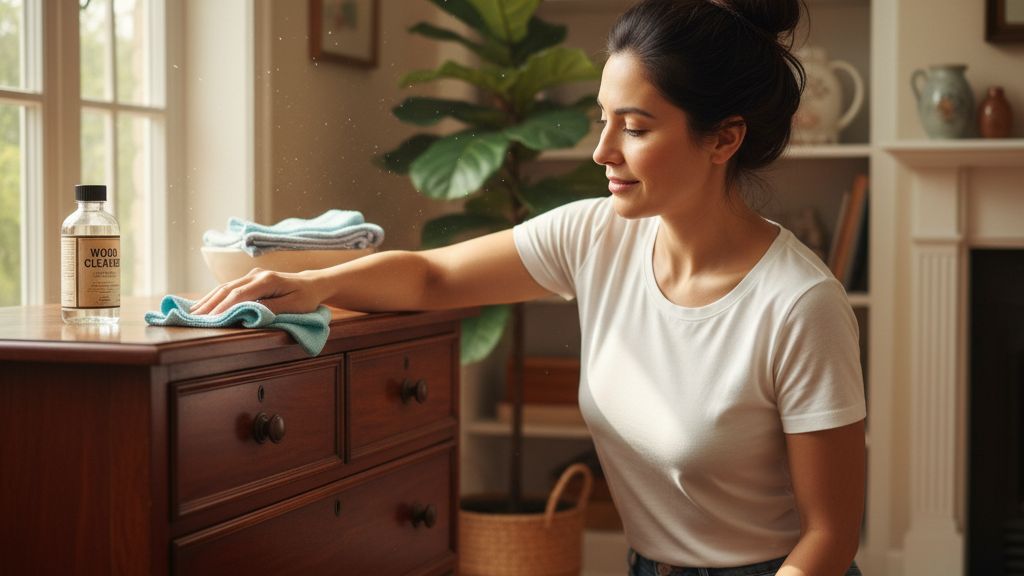 A fórmula caseira que devolve o brilho e a vida aos seus móveis de madeira