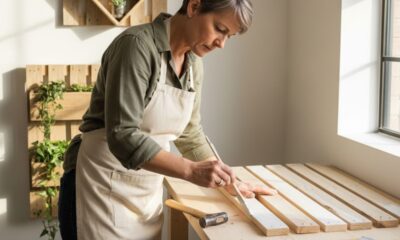 A casa fica mais aconchegante com decoração acessível feita com paletes