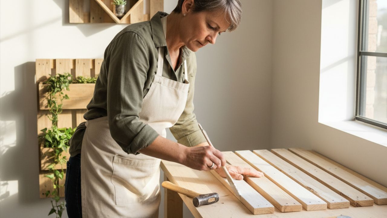 A casa fica mais aconchegante com decoração acessível feita com paletes