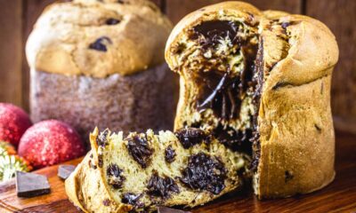 Panetone caseiro fofinho e recheado que vai perfumar sua casa inteira