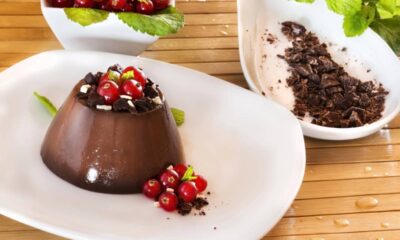 Não fiz outra sobremesa depois que aprendi a fazer pudim de chocolate com a minha mãe