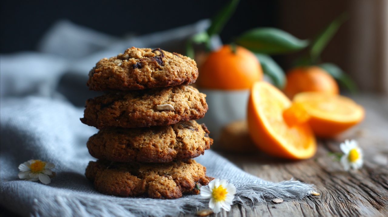 Sem farinha, sem açúcar e sem óleo: biscoitos de laranja sem glúten que ficam crocantes e prontos em minutos