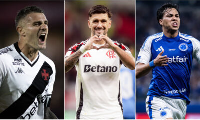Craques de Vasco, Fla e Cruzeiro lutam por artilharia da temporada