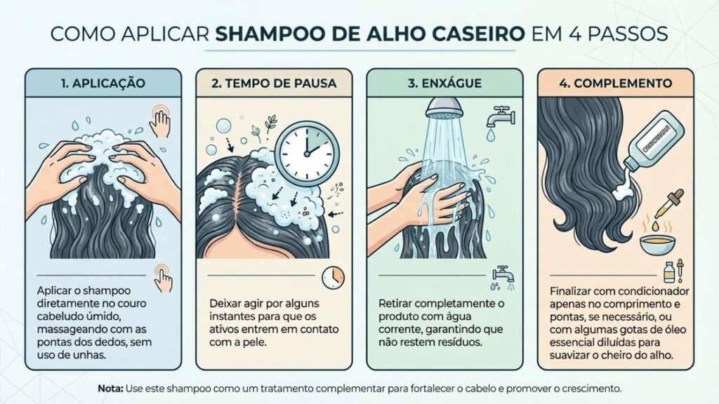 Conheça o shampoo caseiro de alho que está mudando a vida de quem tem queda capilar