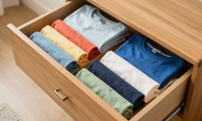 Assim é como você deve dobrar roupa para manter as gavetas organizadas por muito mais tempo