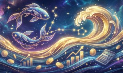 Fiquei passada com a previsão da maré financeira de Peixes!