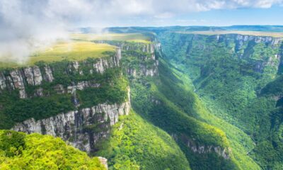 Com abismos de 900 metros, a "Terra dos Cânions" foi esculpida há milhões de anos na América do Sul