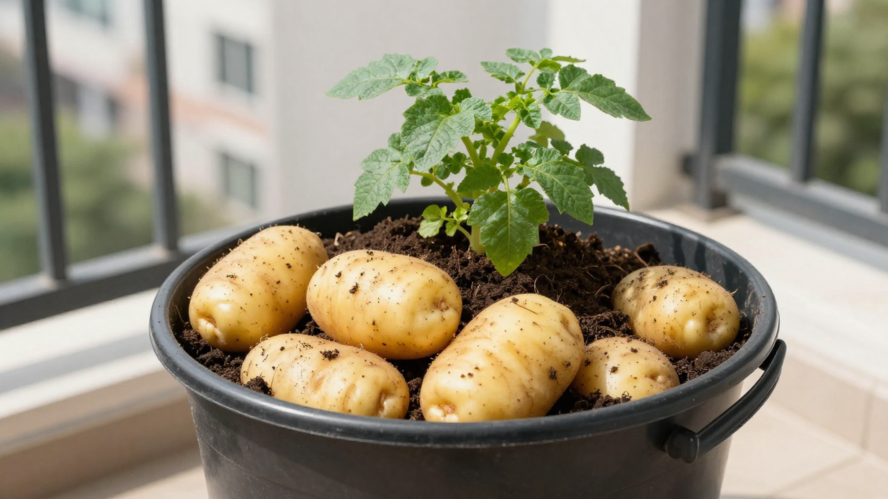 Como plantar batata inglesa e colher até 5 kg por balde