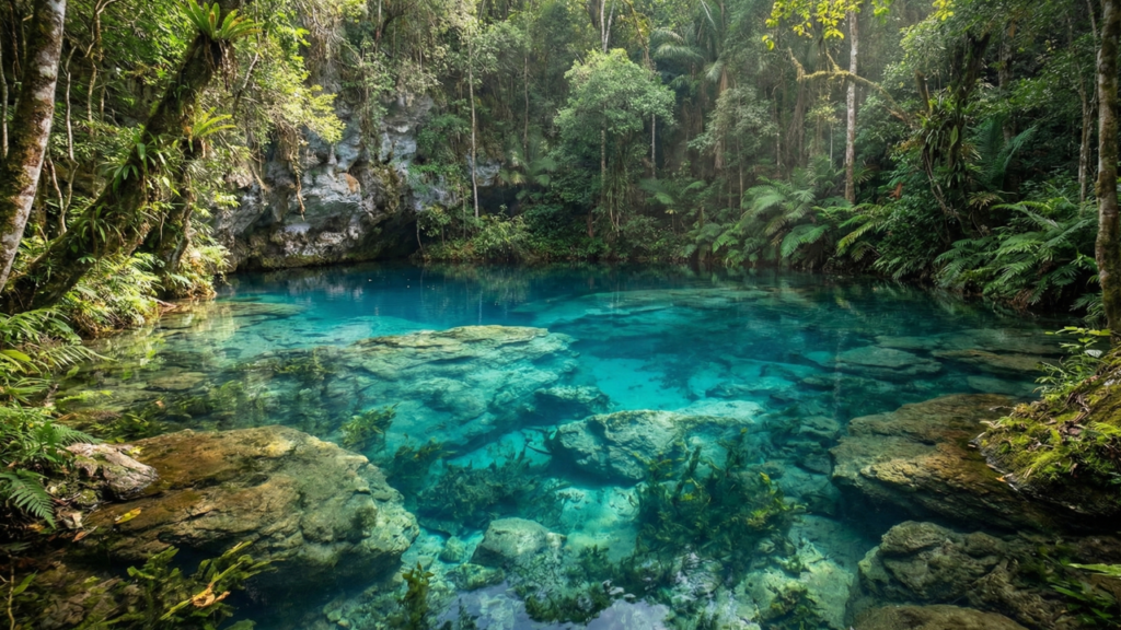 No coração do Brasil, a Capital do Ecoturismo revela águas cristalinas de tirar o fôlego e natureza intocada