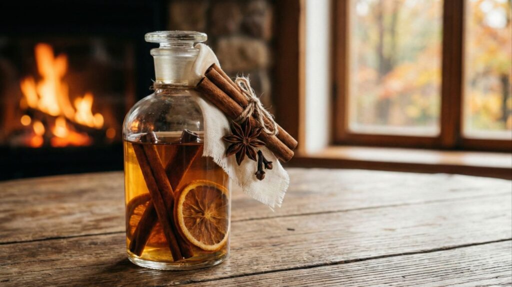 Mistura única de difusor de varetas de canela e álcool deixa sua casa com cheiro de luxo