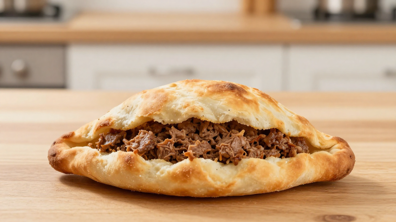 Esfiha caseira bem recheada une massa leve e carne temperada na medida