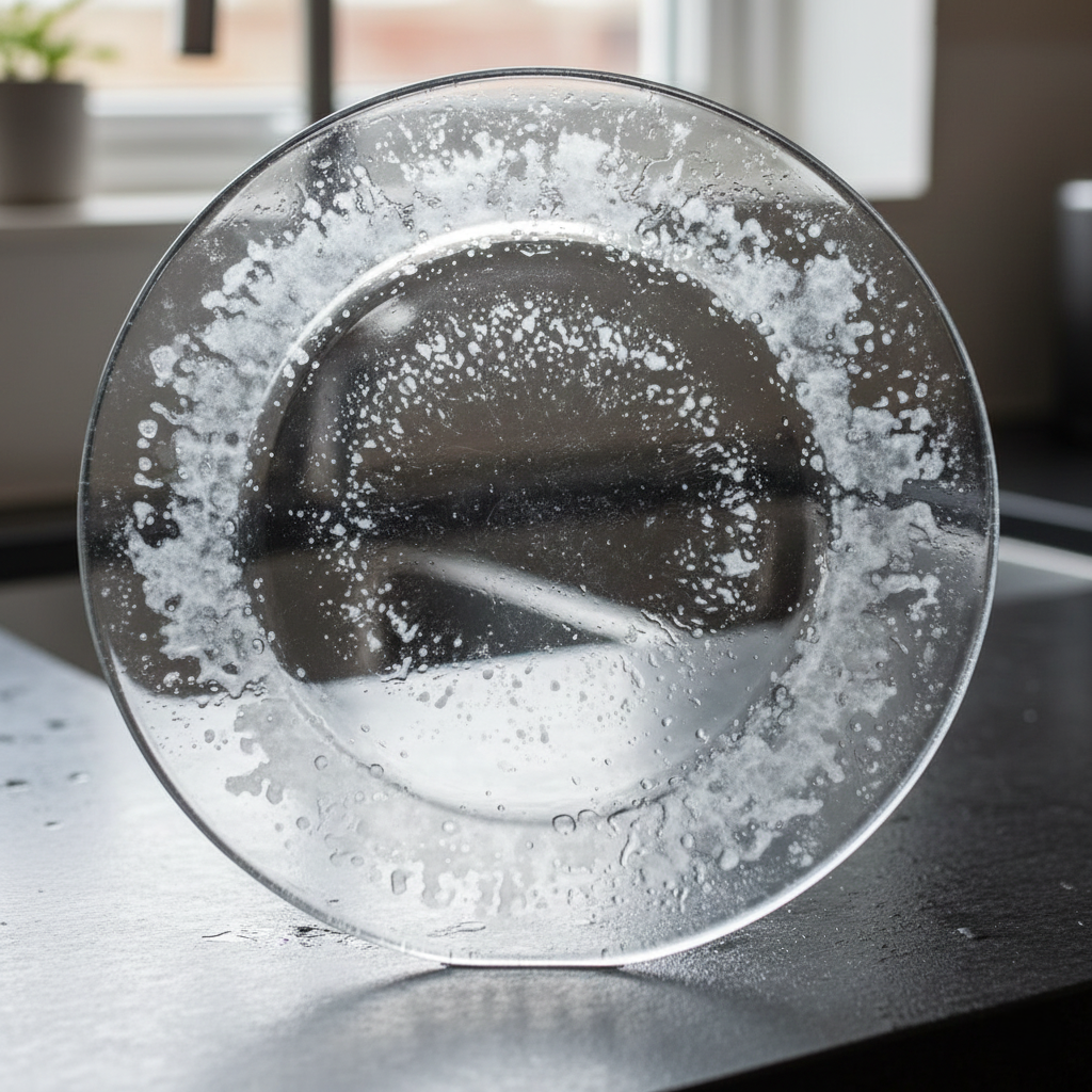 A água dura pode ser um dos motivos das manchas nas louças